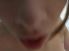 Leie, Arsch, Braunhaarige, Freundin, Absätze, Lingerie, Pov, Rasiert