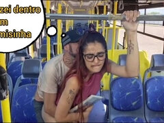 Hot Student Molested by Old Pervert on Public Bus!