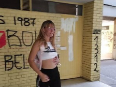 Garce, Blonde, Sucer une bite, De plein air, Pov, Russe, Pute, Adolescente