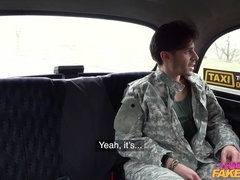 Horny soldiers hot double cumshot