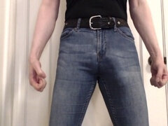 Stiefel, Jeans, Masturbation