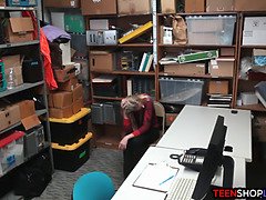 Stepdaughter fucks for her shoplifting moms freedom