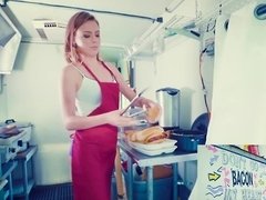 Alex Blake gets some food truck pussy fuck