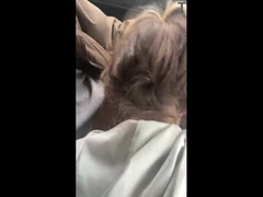 She's Getting Fucked in the Car and Her Boyfriend Has No Idea