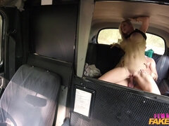 Blond Beauty Fucks Her Passenger Female Fake Taxi