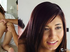 18 años, Morena, Linda, Polla, Sexo duro, Hd, Pov, Adolescente