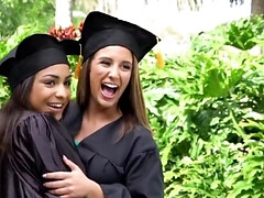 Graduate fucking with two amazing stepdaughters swapped