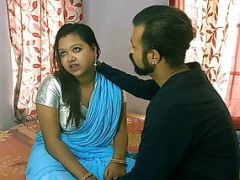 Desi hot bhabhi having sex secretly with houseowner son!! Hindi webseries sex