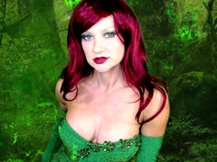 Poison Ivy fetish mature redhead slut posing