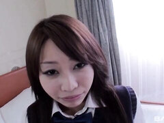 Naughty Skool Gurl Asami Gets Pounded From Behind