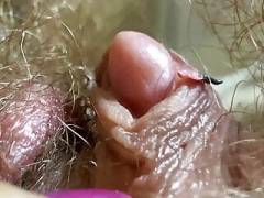 Amateur, Clitoris grande, Extremo, Peludo