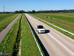 Culo grande, Rubia, Mamada, Acercamiento, Garganta profunda, Polla, Sexo duro, Al aire libre