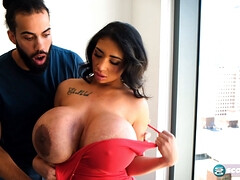 Big tits, Blowjob, Heels, Latina, Licking, Natural tits, Pussy, Tits