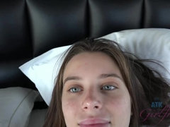 Lana gets a full load of cum on her face