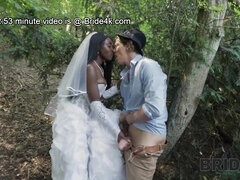 Negro, Novia, Morena, Engañando, Hd, Interracial, Al aire libre, Boda