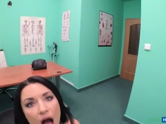 Cum swallowing big tits Polish babe