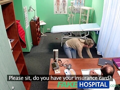 Vinna Reed, the gorgeous blonde nurse, gets her tight pussy creampied by the doctor