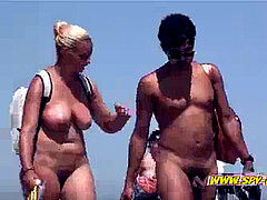 Beach, public-nudity, milfs