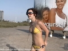 Behind the scenes, College, Lesbian, Outdoor, Public