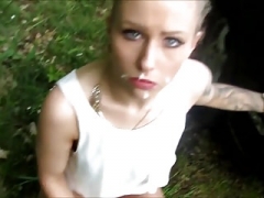 Blonde hoe picked up from the street and additionally rectal fucked