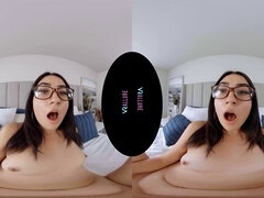 Brunette, Glasses, Masturbation, Petite, Reality, Solo, Tits, Toys