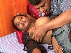 Cute Indian teenager Anjali And Feroze screwed By superstar