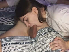 Blowjob, Couple, Creampie, Cum in mouth, Homemade, Skinny