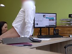 In den arsch, Blasen, Tschechisch, Hd, Büro, Spion, Jungendliche (18+), Teen in den arsch