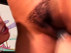 Asian, Brunette, Hd, Lesbian, Licking, Orgasm, Tits, Toys