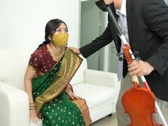 Indian blindfolded beauty cheats with well-endowed doctor for intense pounding (Hindi audio drama)