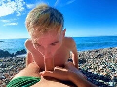 Anaal, Strand, Grote lul, Brutaal, Sperma, Homo, Nudist, Orgasme