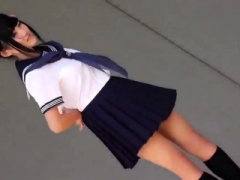 Glamorous Japanese Students Dance