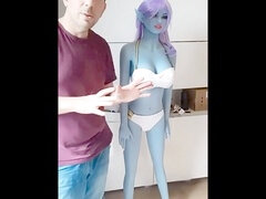 Unboxing of my naughty costume play sex doll, the Blue Elven Lovetoy