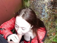 GERMAN TEENIE STUDENT AT Actual EROCOM DATE PICK UP POV