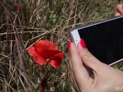 18 anni, Brunetta, Latina, Masturbazione, All'aperto, Solo, Ragazza