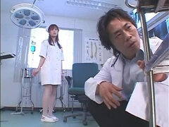 Exotic Japanese chick Haruna Sato in Incredible Blowjob/Fera, Nurse/Naasu JAV clip