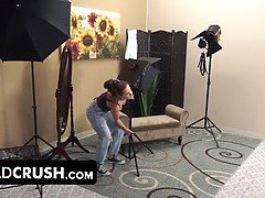 Teen Stepdaughter Cassidy Klein Gets Handcuffed And Fucked With Giant Dildo