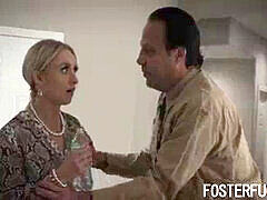 Foster stepdaughter Aria Skye and Misha Mynx get their twats used by stepdad and stepmom