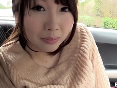 Jap lewd slut hot porn in the car