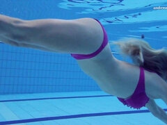 Bikini, Blonde, Hd, Nude, Pool, Public, Solo, Underwater