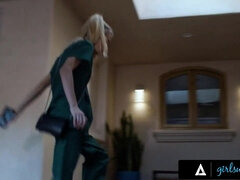 Horny Nurse Bangs Her Hot Roommate - Aiden ashley