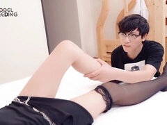 Naughty student seduces and fucks his insatiable Asian teacher instead of a lesson