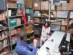 Backroom, Caught, Hardcore, Hd, Natural tits, Police, Punishment, Reality