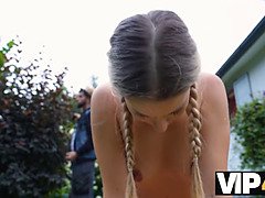 Rubia, Cornudo, Checa, Hd, Al aire libre, Coleta, Pov, Esposa