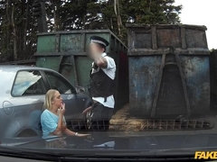 Blowjob, Car, Couple, Doggystyle, Licking, Outdoor, Pov, Uniform