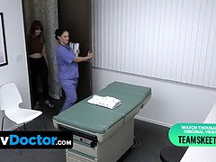 Pale Ginger Beauty Teen Bangs Her Perv Doctor To Keep Her Sex Life In Secret From Her Parents
