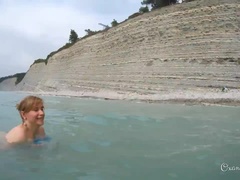 Flashing at the seaside