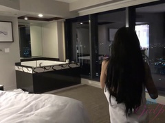 Brunette brune, Doigter, Petite amie, Masturbation, Orgasme, Pov, Chatte, Nénés