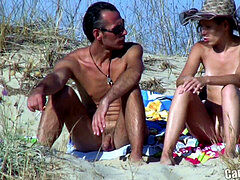 steaming nudist Beach Couple super-naughty Ladies Hd Voyeur Video