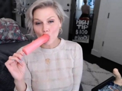 Amateur, Blonde, Masturbation, Solo, Jouets, Webcam